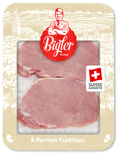 Schweins Nierstückplätzli  - Bigler