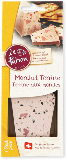 Terrine mit Morcheln