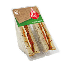 Club Sandwich Tomaten/Mozzarella mit Quinoa Brot