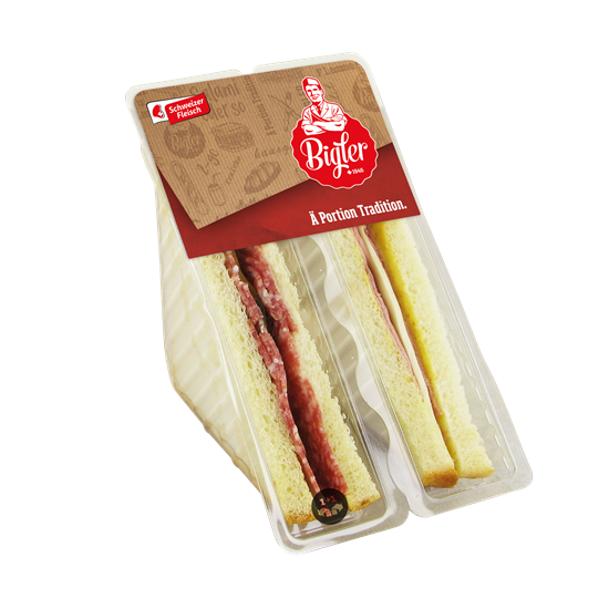Club Sandwich Salami & Schinken/Käse - Bigler
