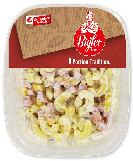 Salade de cornettes avec jambon - Bigler