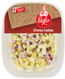 Salade de cornettes avec jambon