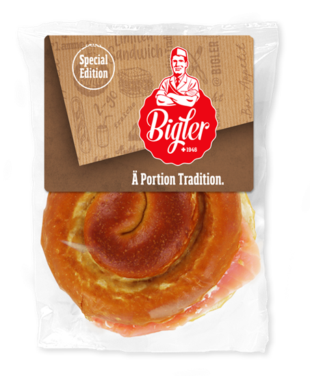 Special Edition Sandwich "Escargot avec saumon et raifort (à la saumure)" - Bigler