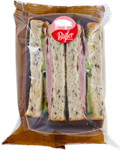 Sandwichbox avec jambon braisé