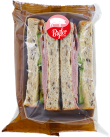 Sandwichbox mit Krustenschinken